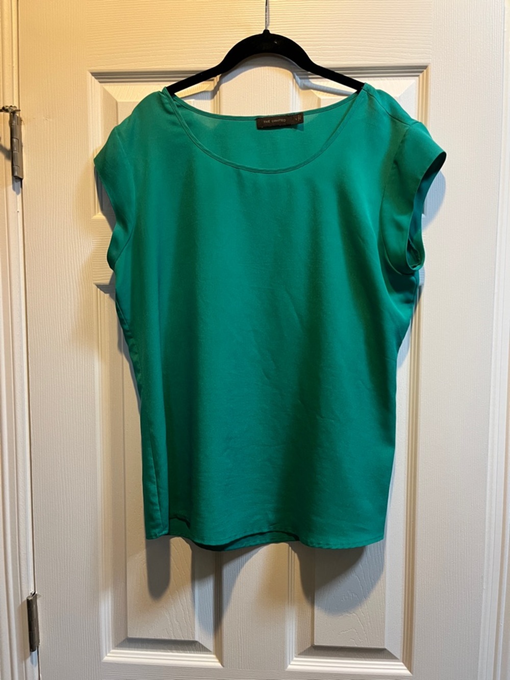 The Limited Emerald Green Cap Sleeve Blouse